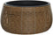 Pot polyrattan d48 h24 cm bruin - Merkloos