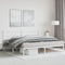 vidaXL - Bedframe - met - hoofdbord - metaal - wit - 180x200 - cm