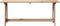 vidaXL - Ligbank - 119x35x47 - cm - Massief - Houten - Grenen