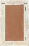 vidaXL - Spiegel - 80x50 - cm - massief - mangohout - wit