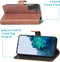 iMoshion Hoesje Geschikt voor Samsung Galaxy S21 Plus Hoesje Met Pasjeshouder - iMoshion Luxe Bookcase - Bruin