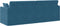 vidaXL - Vloersofa - Bed - 2-in-1 - Blauw - 213x144x60 - cm - Velours