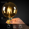 Lucide G95 - Filament lamp - Dimbaar - Ø 9,5 cm - E27 - 5W 2700K - Amber