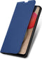 iMoshion Hoesje Geschikt voor Samsung Galaxy A02s Hoesje Met Pasjeshouder - iMoshion Slim Folio Bookcase - Donkerblauw
