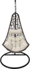 Feel Furniture - Wicker hangstoel - Halve maan, voor binnen en buiten