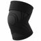 MR. PANACHE Kniebrace - Kniebandage - Verstelbare Compressie - Kleur Zwart - Maat L