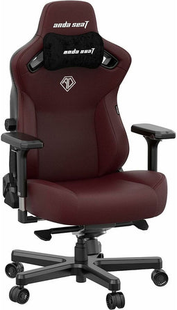Fotel do gier Anda Seat Kaiser Series 3 Premium - L Maroon