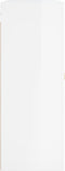 vidaXL - Wandkast - 69,5x34x90 - cm - bewerkt - hout - hoogglans - wit