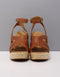 UGG Careena - Dames Sandalen met Sleehak 9,5 cm - Bruin - Maat 40