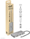 Club 3D CSV-1594 - USB Gen1 Type-C 9-in-1 hub - HDMI VGA 2x USB Gen1 Type-A RJ45 SD/Micro SD - Zilver
