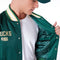 New Era - Milwaukee Bucks - NBA Satin Dark Green Bomber Jacket