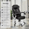 tectake® Bureaustoel - Luxe directiestoel - Ergonomisch - Zwart