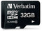 Verbatim Micro SDHC 32GB - microSDHC - Class 10 - 10MB/s lezen/schrijven