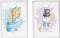 Set van 2 Schilderijen Crochetts Alice 33 x 43 x 2 cm Konijnenvlees 2 Onderdelen