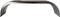 Hapert THRD 24150 - Tandem spatbord metaal 1500x240x410 mm - Geschikt voor Hapert bakwagens