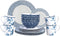 Laura Ashley Blueprint Serviesset - Servies - Dinnerset Giftset 16 Delig