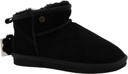 Alpacas Footwear - Dames - Korte laarzen - Echt suède - Gevoerd met lamswol - Zwart - 42