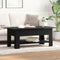 vidaXL - Salontafel - Zwart - Eiken - 102x55x42 - cm - Gelaagd - Hout