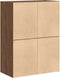vidaXL - Kasten - met - 2 - lades - 2 - st - 60x31x40 - cm - bewerkt - hout - bruin - eiken