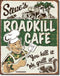 Roadkill Cafe Wandbord - Metaal - 30 x 40cm