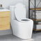 vidaXL - Snelle - Ontgrendelbare - Toiletzitting - met - Zachte - Sluiting - Duroplast - Wit