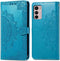 imoshion Hoesje Geschikt voor Motorola Moto G42 Hoesje Met Pasjeshouder - imoshion Mandala Bookcase - Turquoise