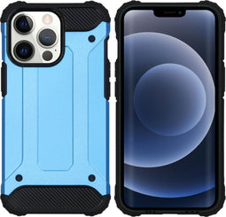 iMoshion Hoesje Geschikt voor iPhone 13 Pro Hoesje - iMoshion Rugged Xtreme Backcover - Lichtblauw