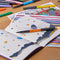 Paper Mate Flair metalen viltstiften | glitterende inkt schijnt op wit papier | diverse kleuren | medium punt (0,7 mm) | 12 stuks