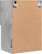 vidaXL - Tv-meubels - met - LED-verlichting - 2 - st - 40,5x30x60 - cm - betongrijs