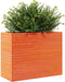 vidaXL - Plantenbak - 90x40x68,5 - cm - massief - grenenhout - wasbruin