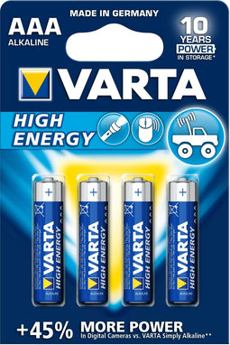 Varta - 4903/4B - Longlife Power AAA Batterijen - 4 stuks