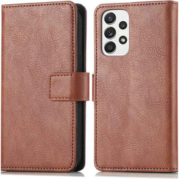 iMoshion Hoesje Geschikt voor Samsung Galaxy A53 Hoesje Met Pasjeshouder - iMoshion Luxe Bookcase - Bruin