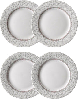 Laura Ashley Wild Clematis Collectables Borden set van 4 -Plat - Ø 20cm