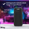 Brixy Powerbank - 20.000 mAh - 22.5W Snellader - LED Display - USB-A/USB-C - Zwart