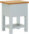 vidaXL - Nachtkastje - 36x30x47 - cm - massief - eikenhout