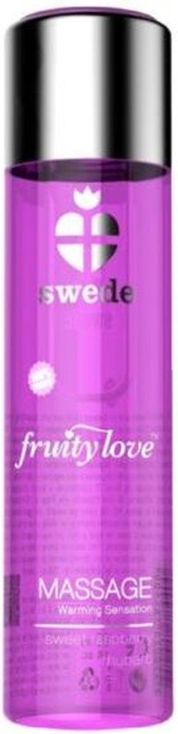 Swede - Fruity Love Massage Zoete Framboos Rabarber 60 ml