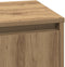 vidaXL - Nachttafel - met - LED-verlichting - - - Artisan - Eik - 39x34,5x50 - cm