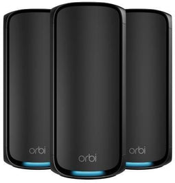 NETGEAR Orbi RBE973SB - Mesh WiFi - WiFi 7 - Quad-Band - 3-Pack - Zwart