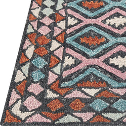 HAYMANA - Vloerkleed - Multicolor - 140 x 200 cm - Wol