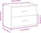 vidaXL - Kast - met - 2 - lades - 60x31x40 - cm - bewerkt - hout - betongrijs
