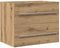 vidaXL - Wastafelkast - 60x38,5x48 - cm - spaanplaat - ambachtelijk - eikenkleurig