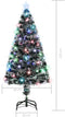 vidaXL - Kerstboom - met - LED - en - standaard - 120 - cm - glasvezel