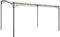 vidaXL - Luifel - 4x3 - m - 180 - g/m² - stof - en - staal - crèmekleurig