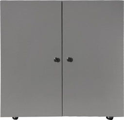 Archiefkast Tijn - opbergkast multifunctioneel - 74 cm hoog - grijs