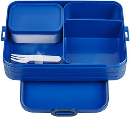 Mepal Bento Lunchbox large - Broodtrommel - Geschikt voor 8 boterhammen - Vivid blue