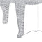 vidaXL - Kerstrendieren - 2 - st - 40 - LED's - zilverkleurig