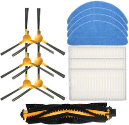 Onderdelen Geschikt Voor Blaupunkt Bluebot XBOOST, BPK-VCBB1XB & BPK-BHXB2 Robotstofzuiger - Onderhoud Set - 14-Delig
