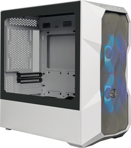 Cooler Master MasterBox TD300 - Mini Tower PC - Micro-ATX Mini-ITX - 4x 2.5" 2x 3.5" - Wit