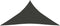 vidaXL Zonnezeil - 160 g/m² - 5x6x6 m - HDPE - antraciet
