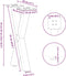 vidaXL - Salontafelpoten - 2 - st - X-vormig - 28x(42-43) - cm - staal - antraciet